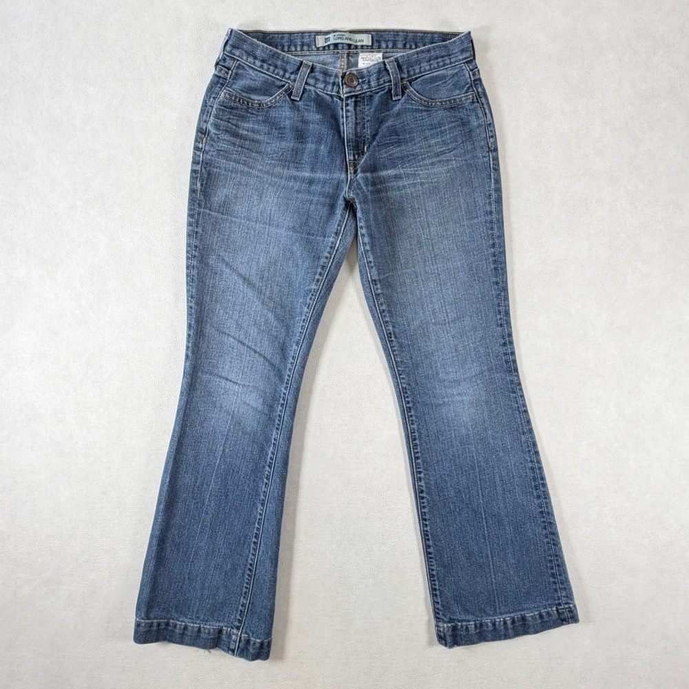 Gap Original Long and Lean Bootcut Jeans Medium Wash Denim Womens Size 4 Y2K